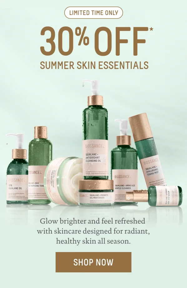 30% Off Summer Skin Essentials