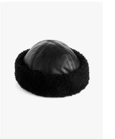 Lined Leather Hat