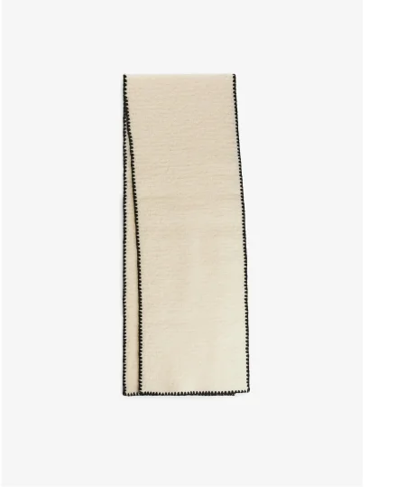 Blanket Stitch Wool Scarf