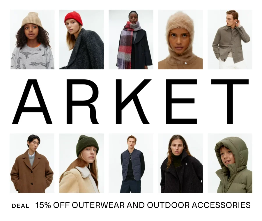 DEAL 15% OFF OUTERWEAR AND OUTDOOR ACCESSORIES