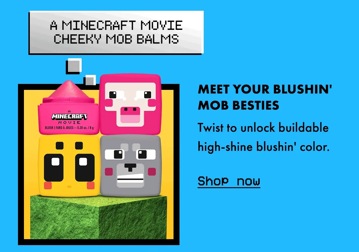 A MINECRAFT MOVIE CHEEKY MOB BALMS