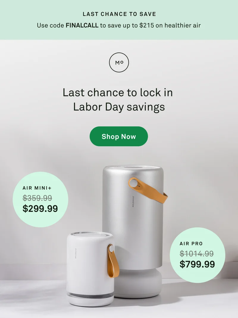 Last chance to lock in Labor Day savings