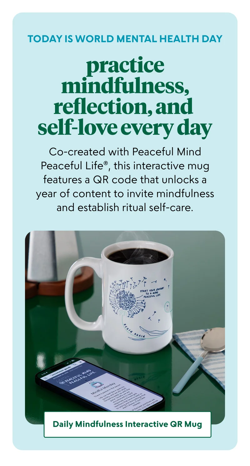 Daily Mindfulness Interactive QR Mug