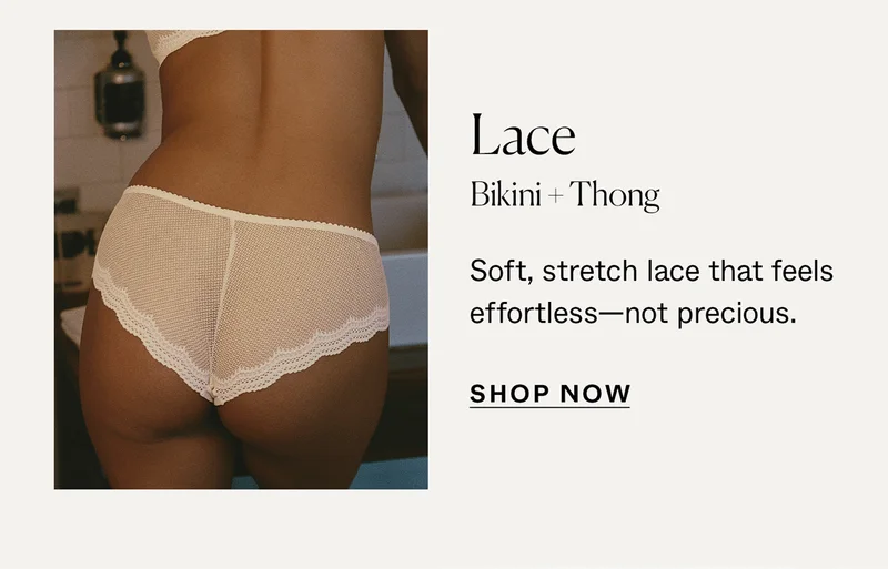 Lace Bikini + Thong