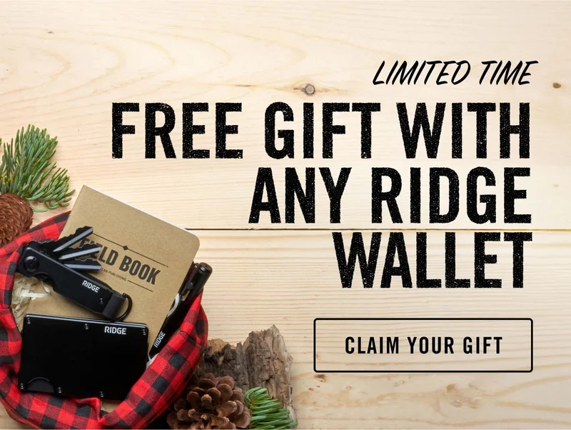 Limited Time: Claim Your Free Gift With Any Ridge Wallet