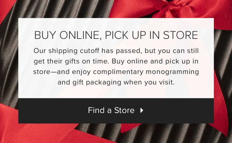 Buy Online, Pick Up In Store.
