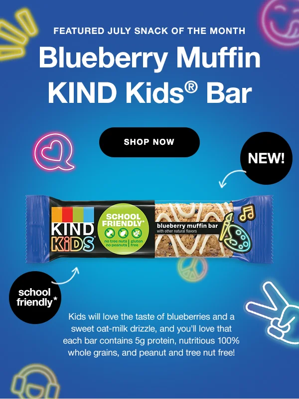 KIND Kids Blueberry Muffin Bars