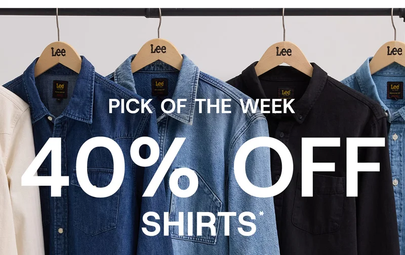Pick Of The Week 40% Off Shirts*