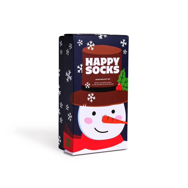 3-Pack Holiday Navy Socks Gift Set