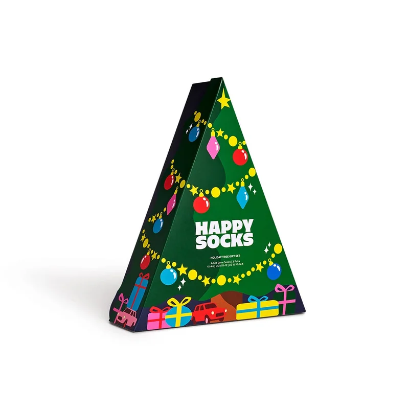 3-Pack Holiday Tree Socks Gift Set
