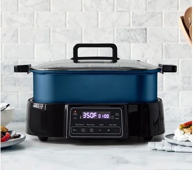 GreenPan 6.5Qt 8-in-1 Multi-Cooker Deluxe w/ Grill Griddle Plate