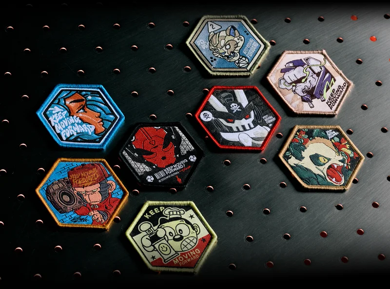 8th anniv artist patches