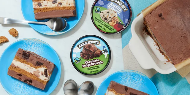 Ben & Jerry's Peanut Butter Chocolate Ice Cream Slices