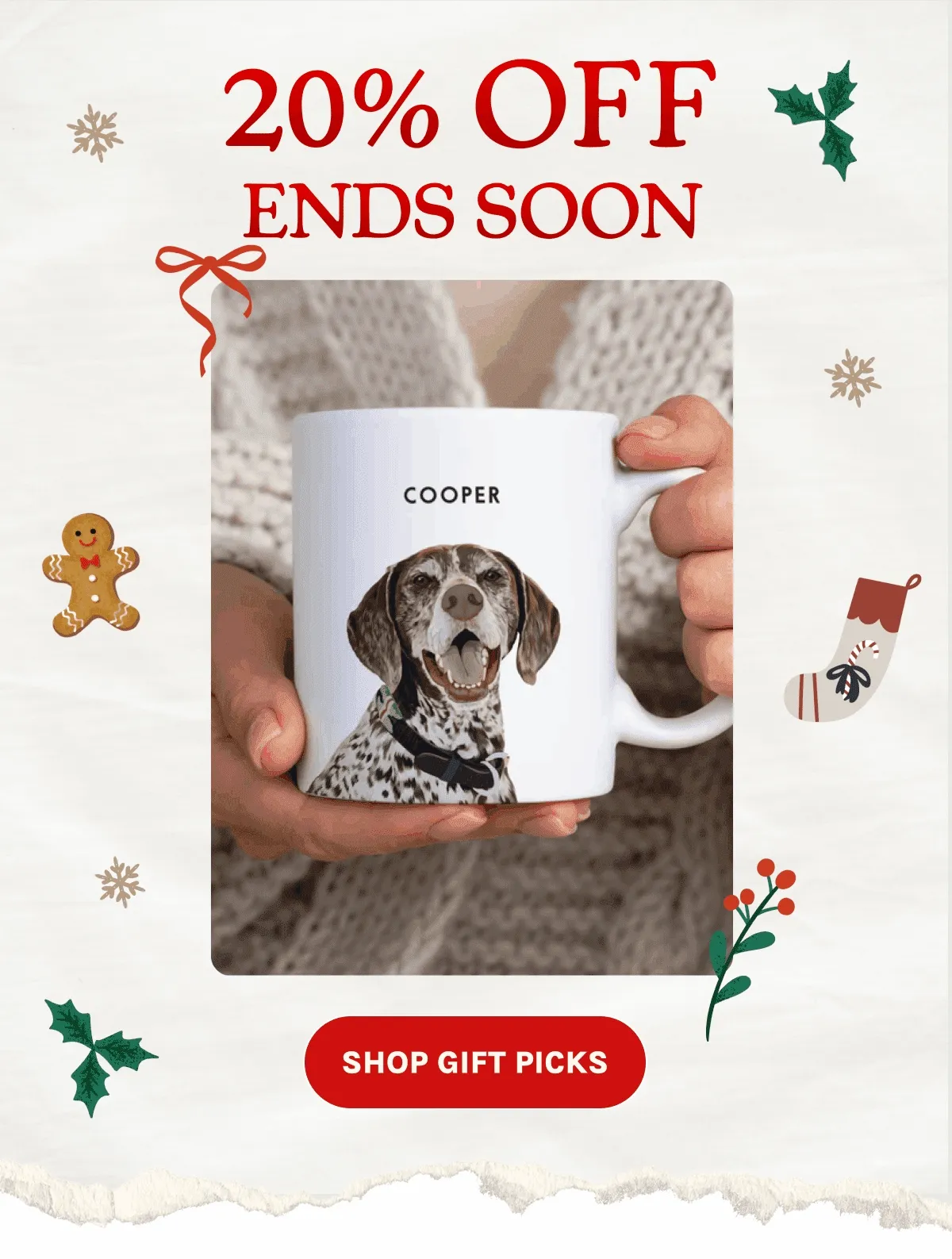 20% off ends soon
