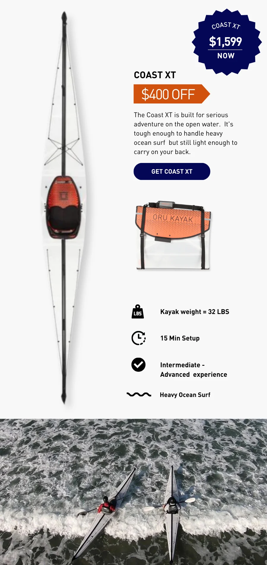 SHOP COAST XT: $400 OFF