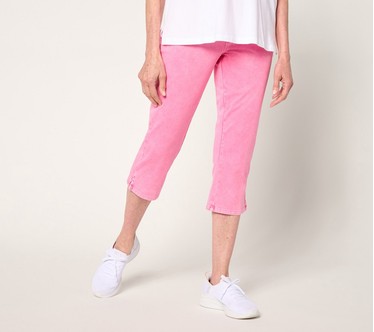 Belle by Kim Gravel Regular Delray Denim Capri Pant