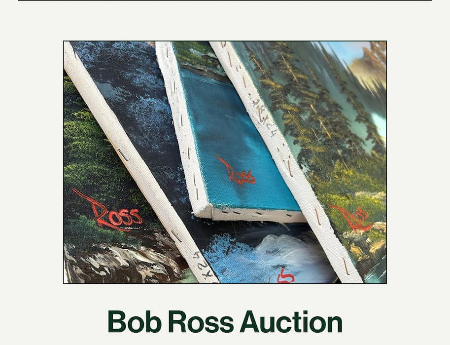 Bob Ross Auction