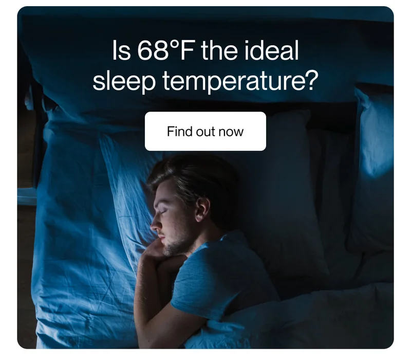 Is 68°F the ideal sleep temperature?