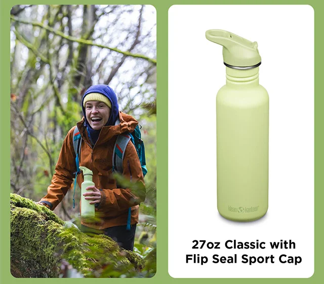 27oz Classic with Flip Seal Sport - Shadow Lime