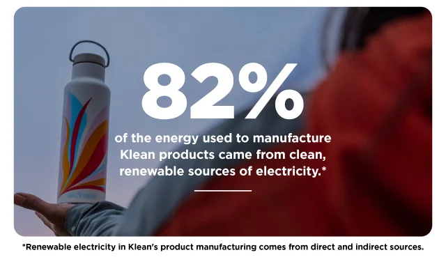 82% of Energy from Clean, Renewable Sources
