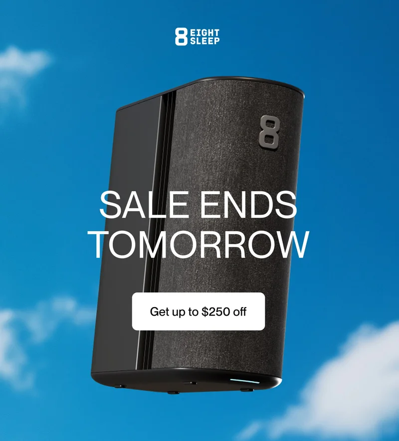 SALE ENDS TOMORROW