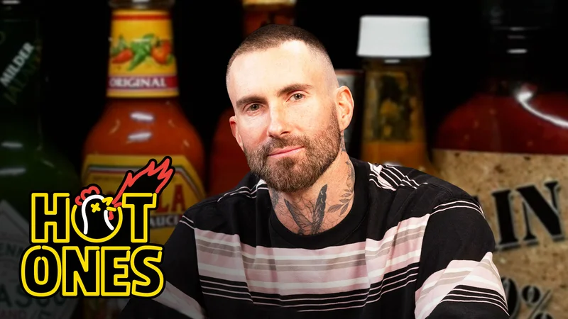 Adam levine on Hot Ones.