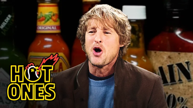 Owen Wilson on Hot Ones.