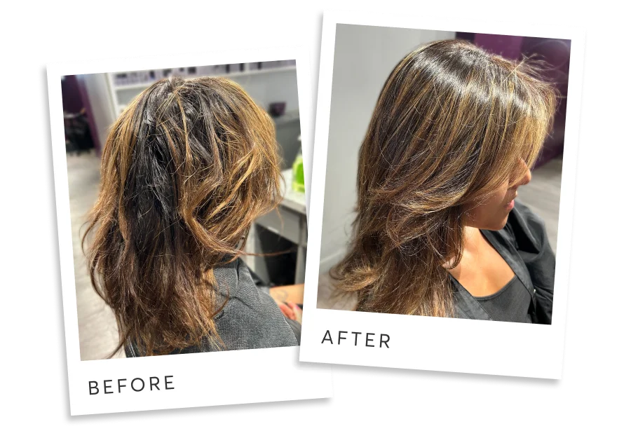 before & after