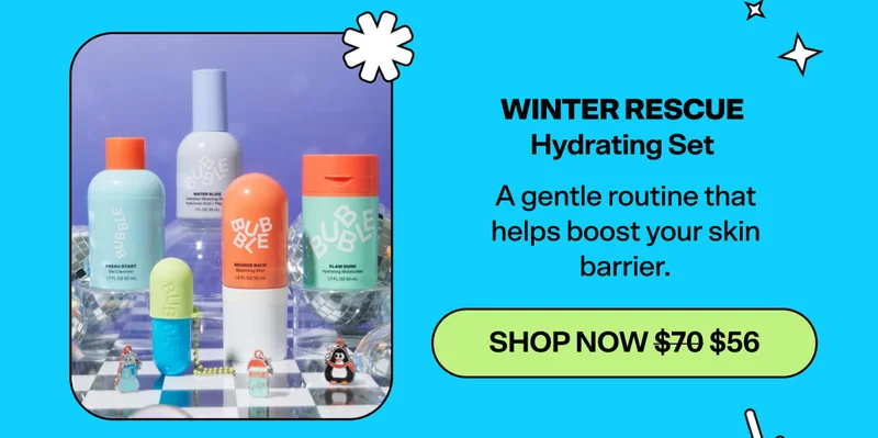 Winter Rescue Hydrating Set [SHOP NOW: WAS $70 IS NOW $56]&nbsp; A gentle routine that helps boost your skin barrier.
