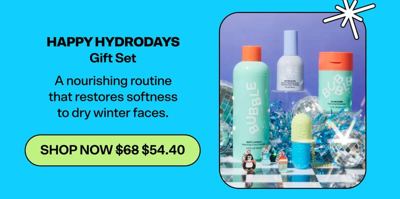 Happy Hydrodays Gift Set [SHOP NOW: WAS $68 IS NOW $54.40]&nbsp; A nourishing routine that restores softness to dry winter faces.