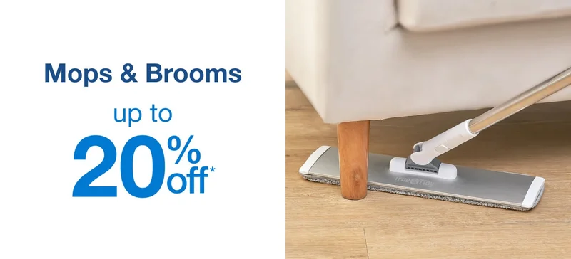 Up to 20% Off Mops and Brooms