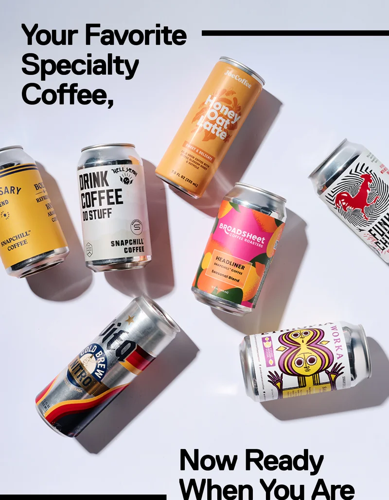Your Favorite Specialty Coffee, Now Ready When You Are