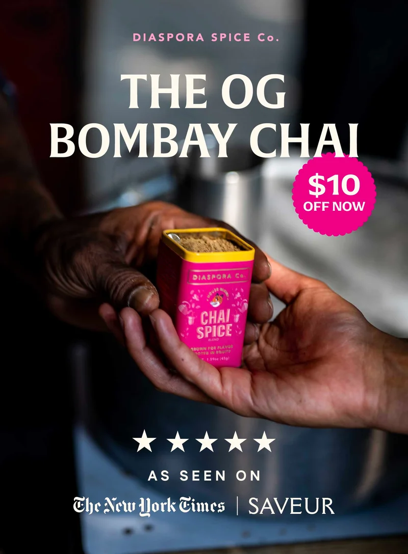 The OG Bombay Chai. Now $10 off. As seen on The New York Times and Saveur