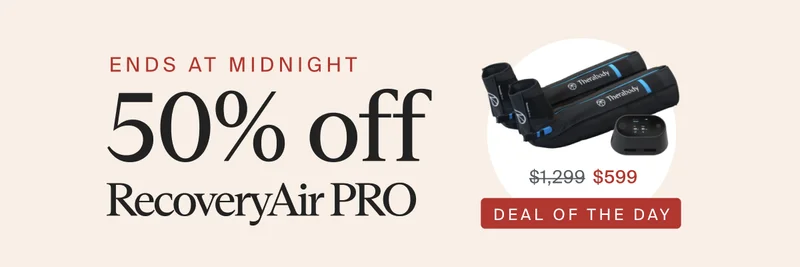 ENDS AT MIDNIGHT | 50% off RecoveryAir PRO | DEAL OF THE DAY
