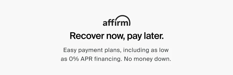 Recover now, pay later. | Easy payment plans, including as low  as 0% APR financing. No money down.
