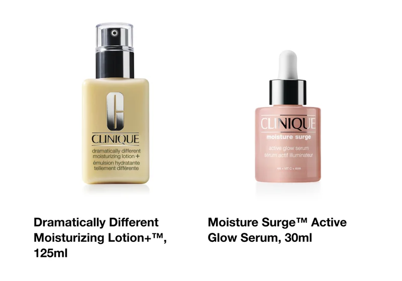 Dramatically Different Moisturizing Lotion+™, 125ml Moisture Surge™ Active Glow Serum, 30ml