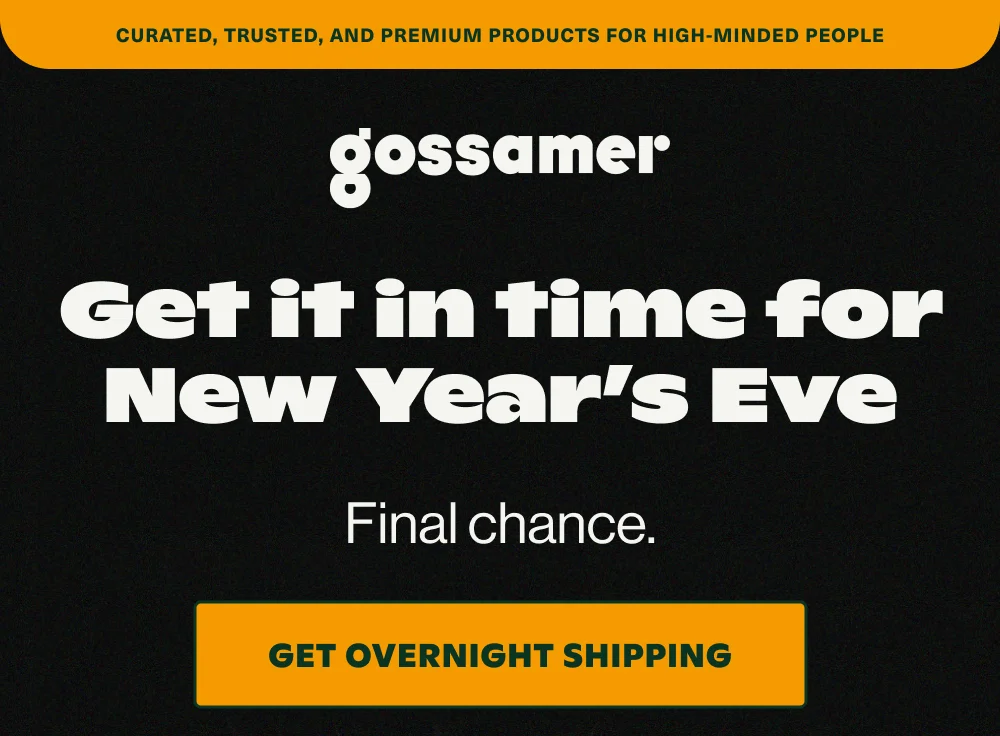 Get it in time for New Year's Eve