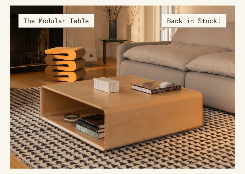 Back in Stock: The Modular Table