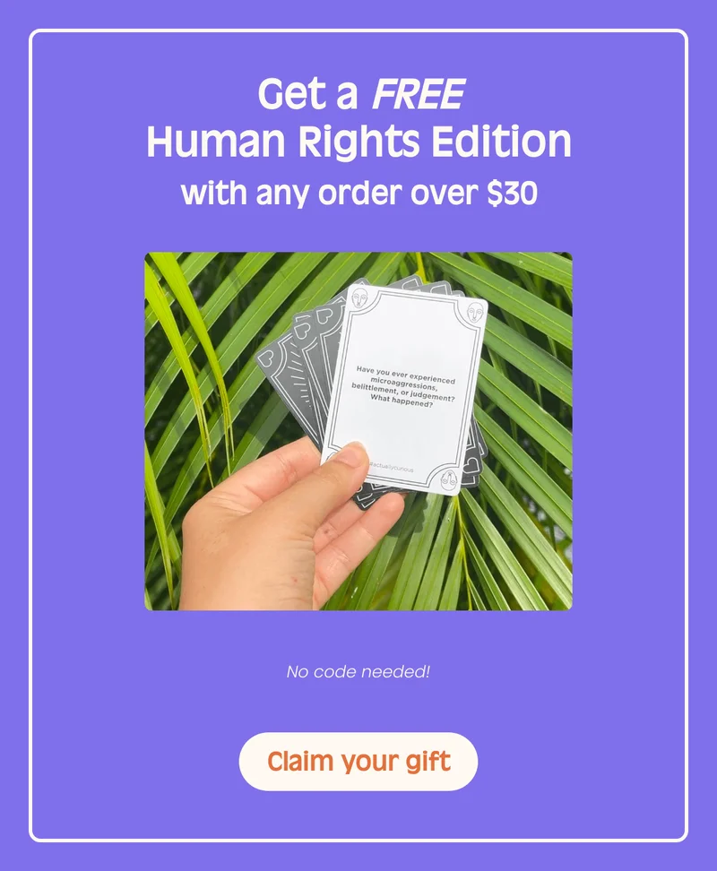 Get a FREEHuman Rights Editionwith any order over $30 Subtitle No code needed! Claim your gift