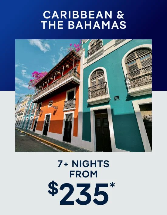 Caribbean & The Bahamas – 7+ Nights – Click to View Cruises & Book Now Caribbean & The Bahamas – 7+ Nights – Click to View Cruises & Book Now