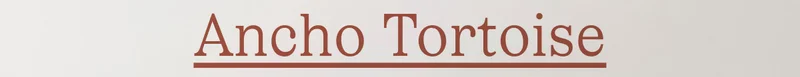Ancho Tortoise