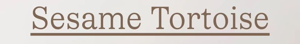 Sesame Tortoise