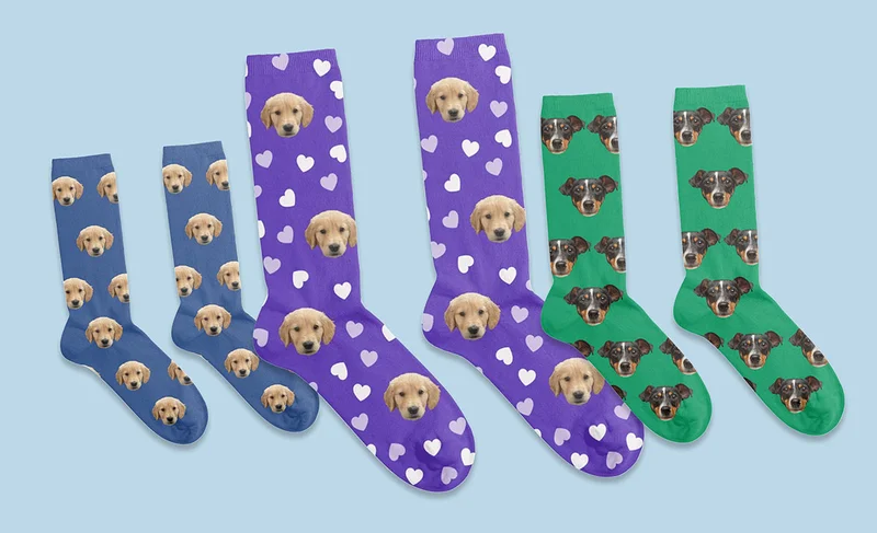 Custom Pet Face Socks