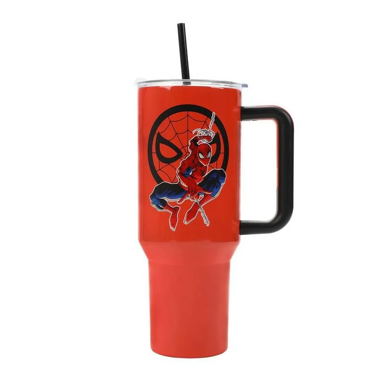 Bioworld Merchandising Spider-Man Red 40 oz Stainless Steel Tumbler