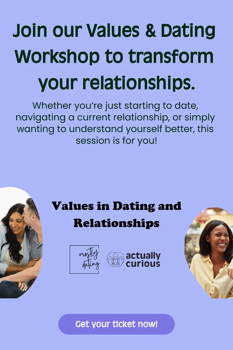 Join our Values amp; Dating Workshop to transform your relationships. Whether you’re just starting to date, navigating a current relationship, or simply wanting to understand yourself better, this session is for you! Get your ticket now!