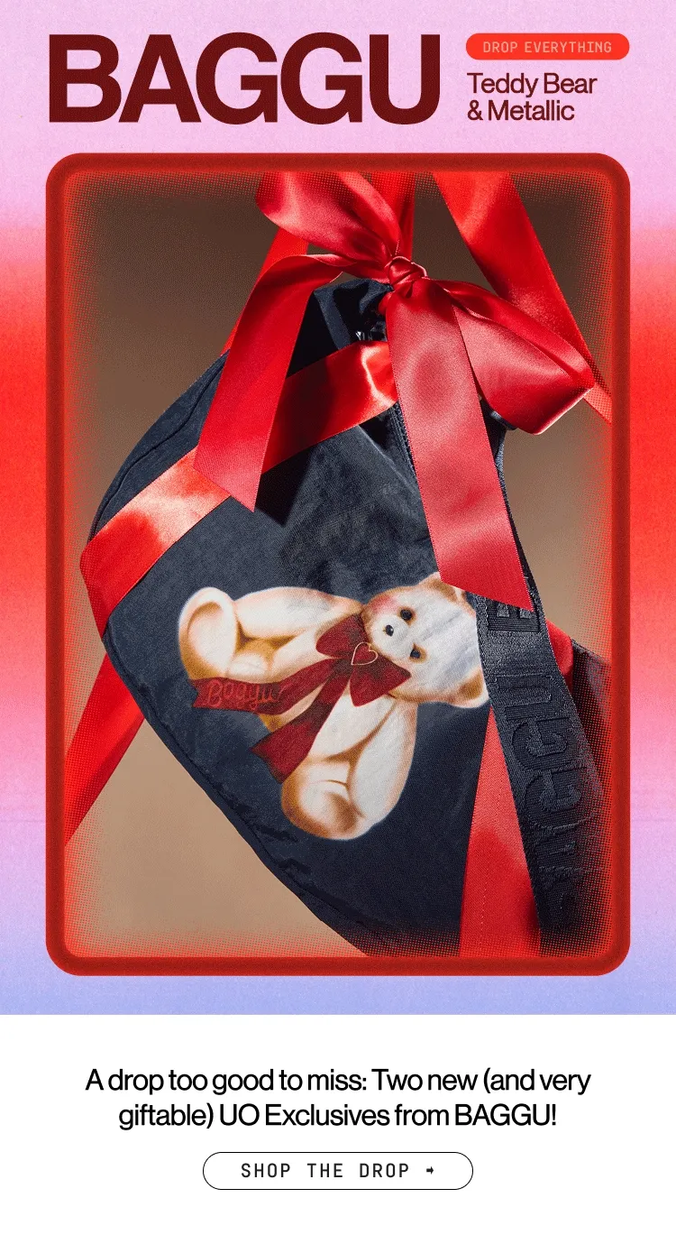 IMAGE-BAGGU METALLIC/TEDDY BEAR