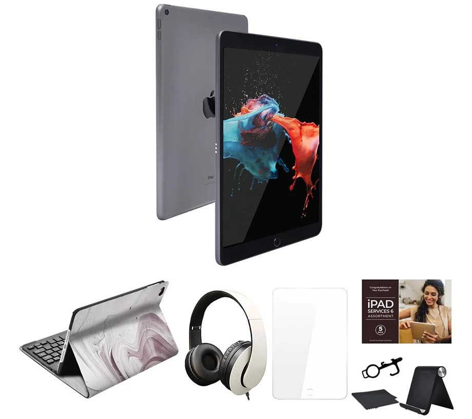 Apple iPad 10.2" Gen 9 64GB Wi-Fi w/ Portfolio Case & Accessories