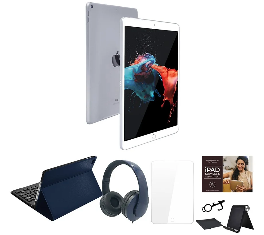 Apple iPad 10.2" Gen 9 256GB Wi-Fi w/ Portfolio Case & Accessories