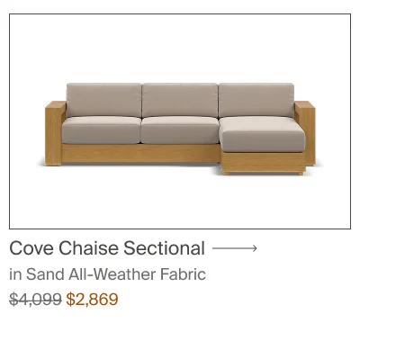 Cove Right-Facing Chaise Sectional