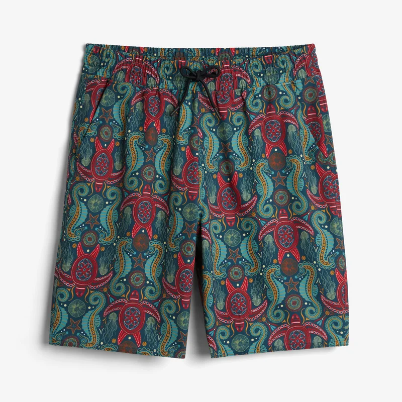 Image of Swim 9" Lined Board Shorts Light Weight - Marine Mosaic
